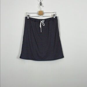 Jack Smith Multicolor Dot Blue and Red Patterned Drawstring Golf Skort Skirt LG
